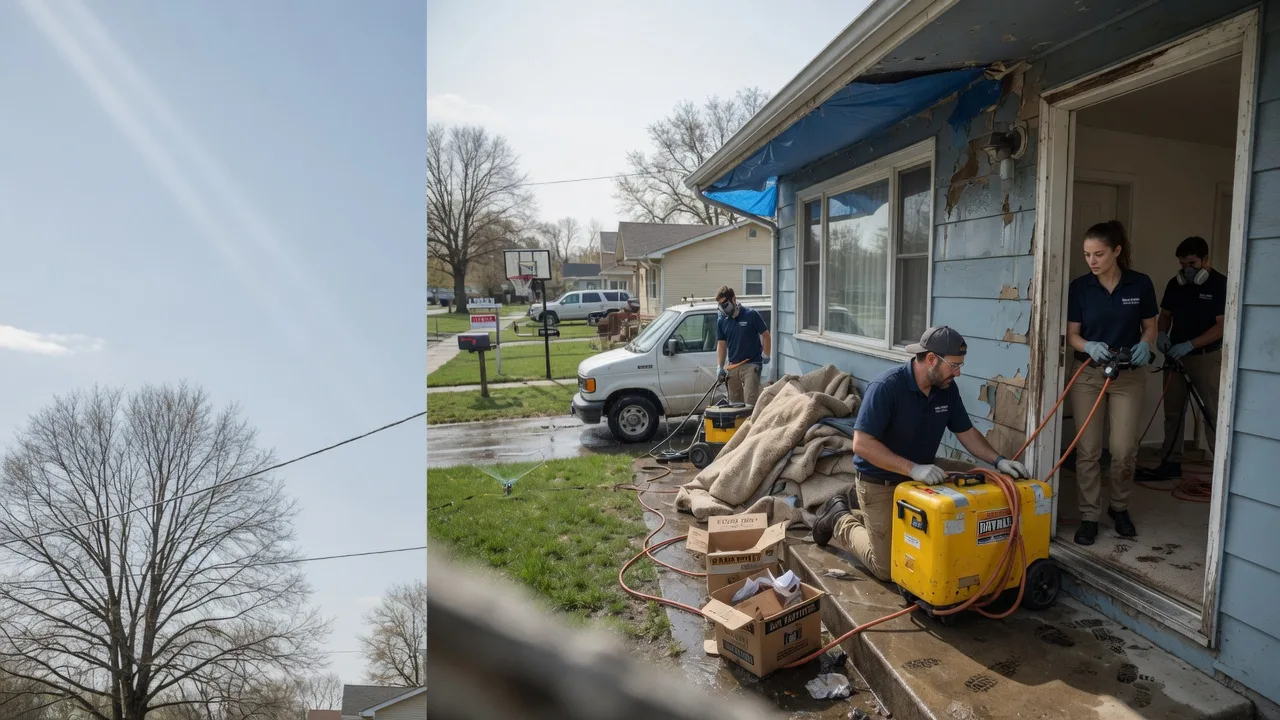Basement Flood Cleanup in Walsh, IL near me